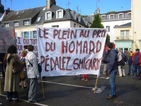 Manifestations de 2007 à Belle-Ile contre l'augmentation brutale du prix des carburants