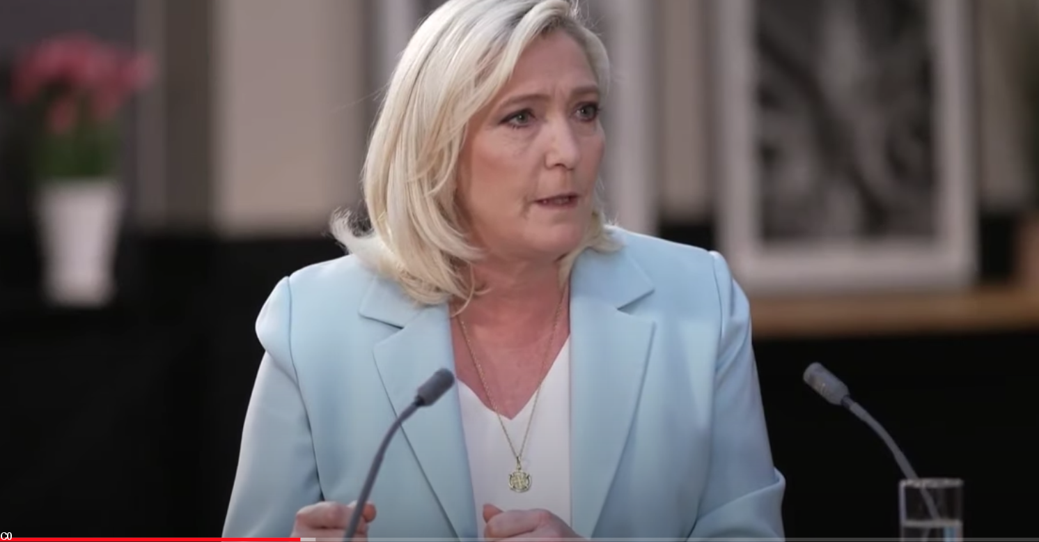 Marine Le Pen (capture Youtube)