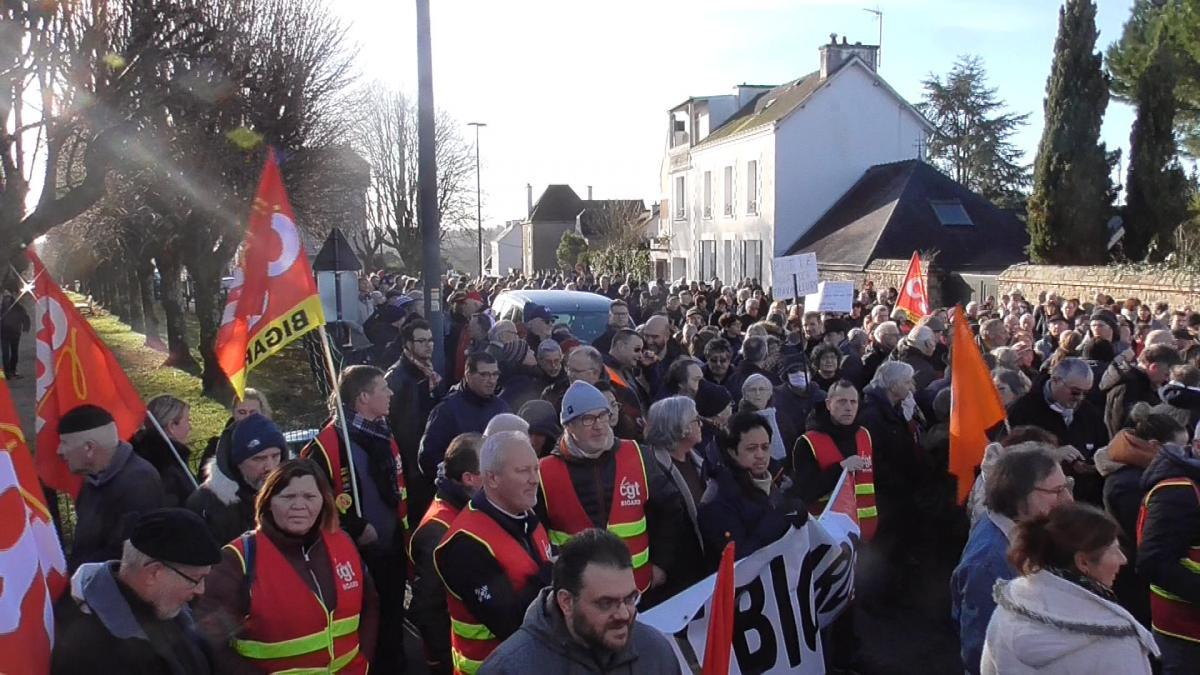 5000 manifestants ce mardi à Quimperlé : historique !
