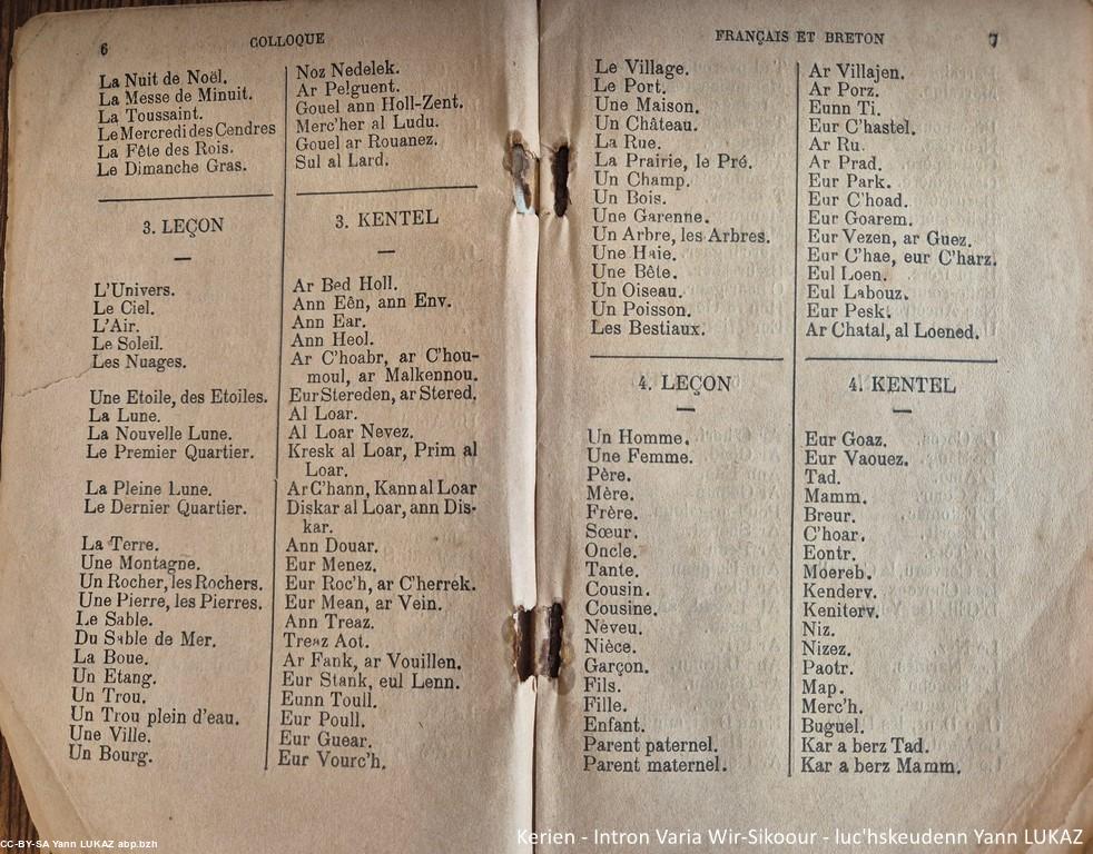 Kerien, diell privez (brezhoneg eus bro Leon, 1899) - Querrien (22), collection particulière (breton, 1899) Kerien, diell privez (brezhoneg eus bro Leon, 1899) - Querrien (22), collection particulière (breton, 1899)