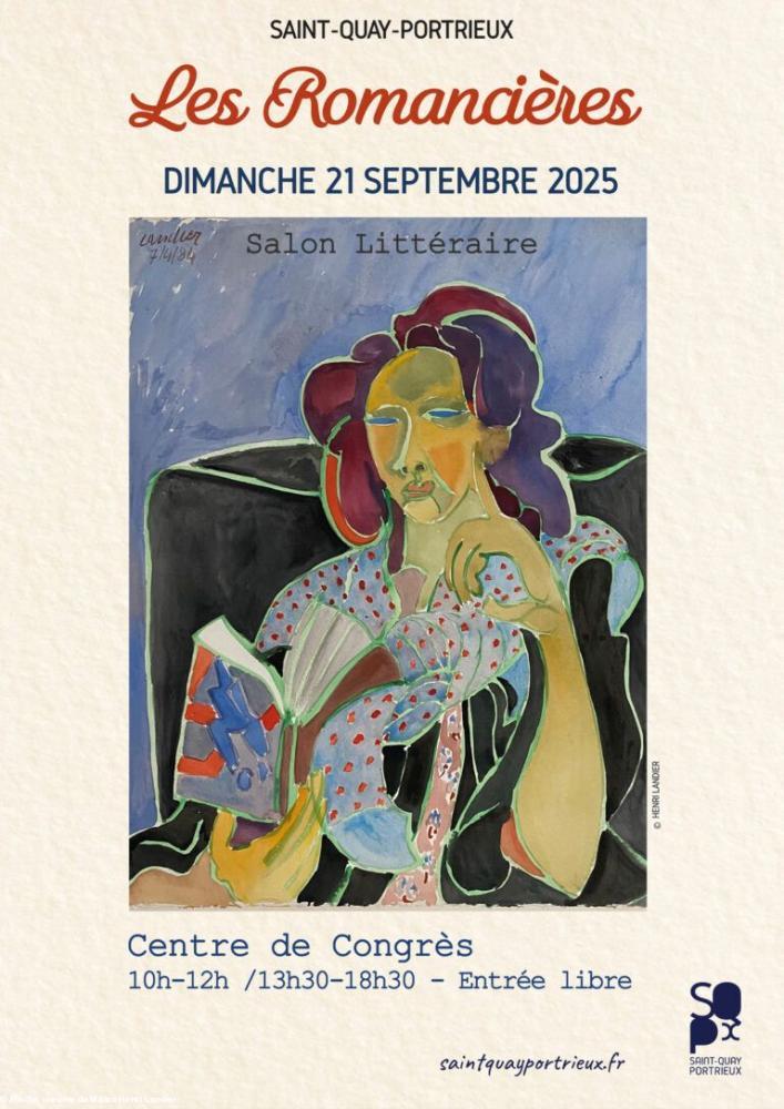 Affiche salon du livre Les Romancières 2025
