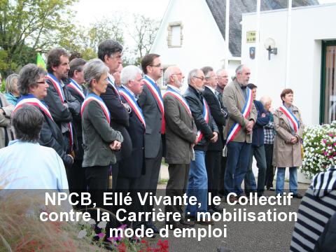 NPCB, Ellé Vivante, le Collectif contre la Carrière : mobilisation mode d'emploi