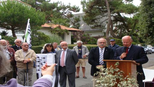 Hommage à Lluís Companys à La Baule le 13 août 2010