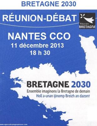 Montage affiche Bretagne 2030 à Nantes pour ABP.