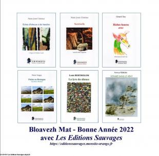 Carte voeux 2022 Les Editions sauvages