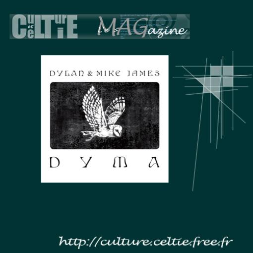 Jaquette du CD Dylan et Mike JAMES "Dyma"