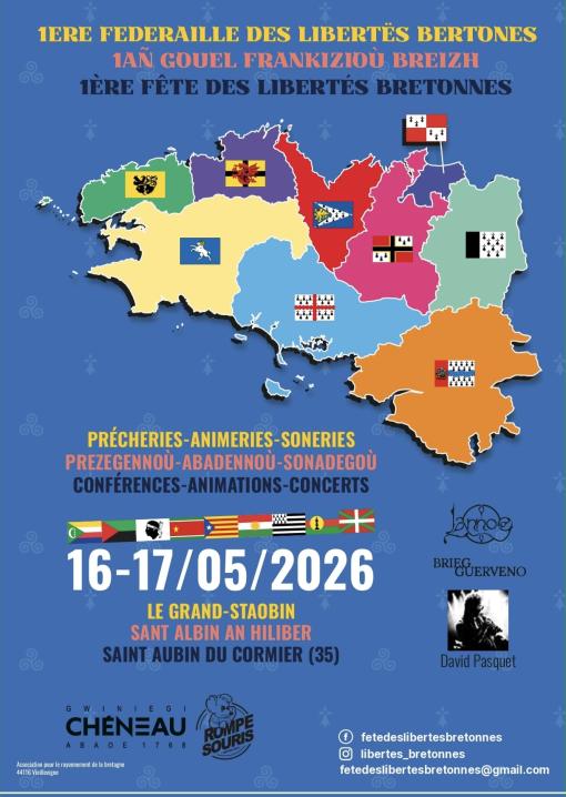 Affiche des Libertés Bretonnes 2026