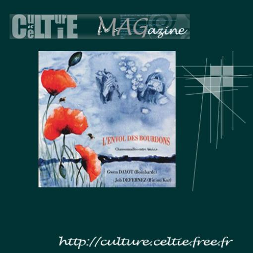 Jaquette CD Gwen DAYOT et Job DEFERNEZ - « L'envol des bourdons ».